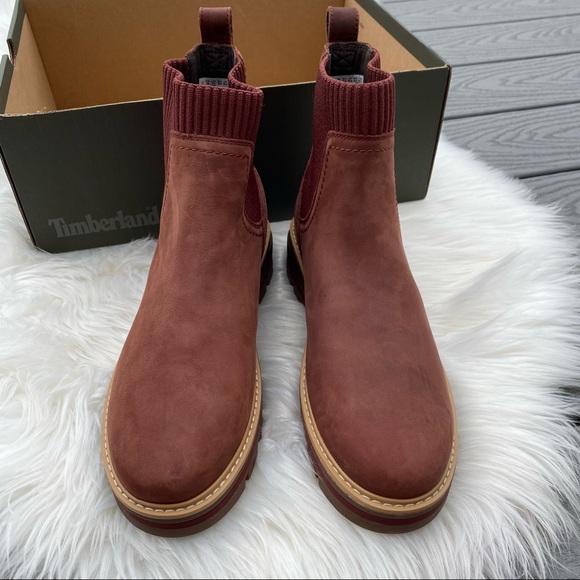 Womens Timberland Wedge Ankle Boots - Picture 2 of 6